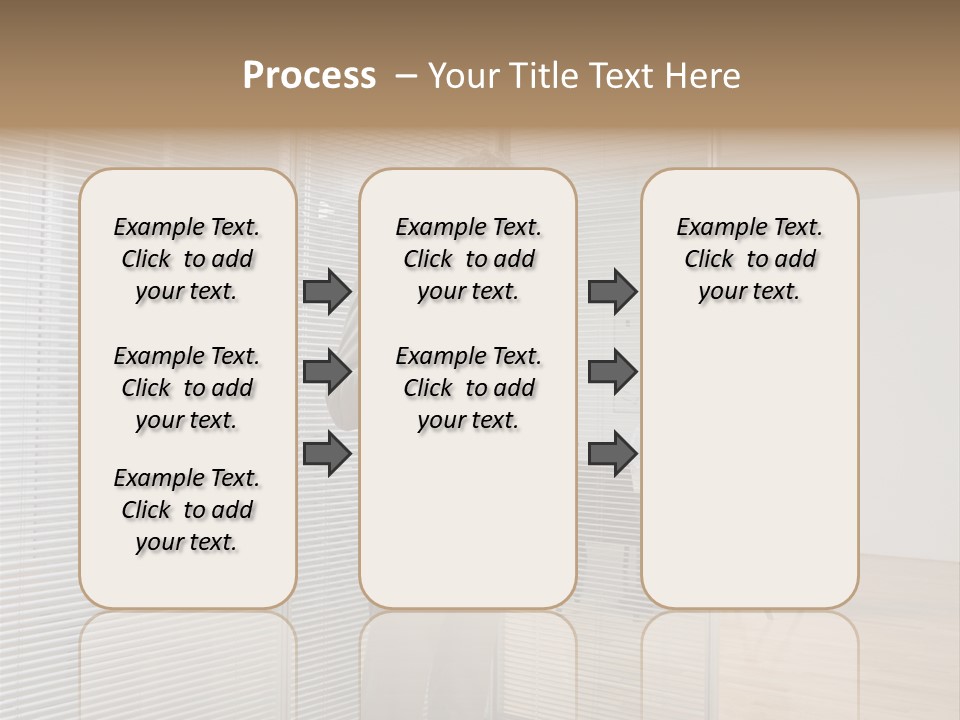 Businessman Using A Cellular Telephone PowerPoint Template