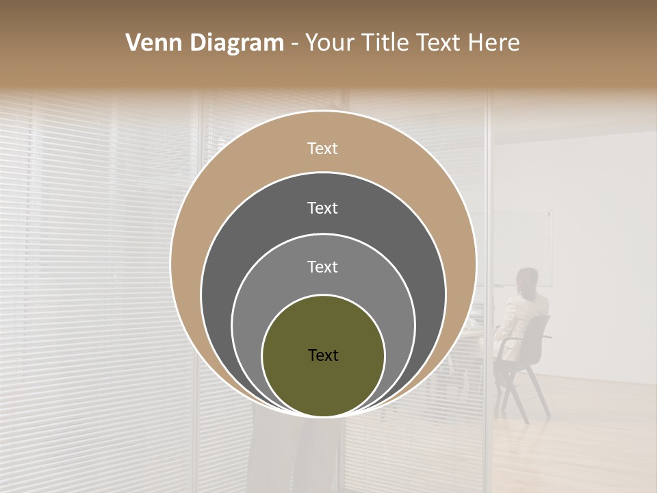 Businessman Using A Cellular Telephone PowerPoint Template