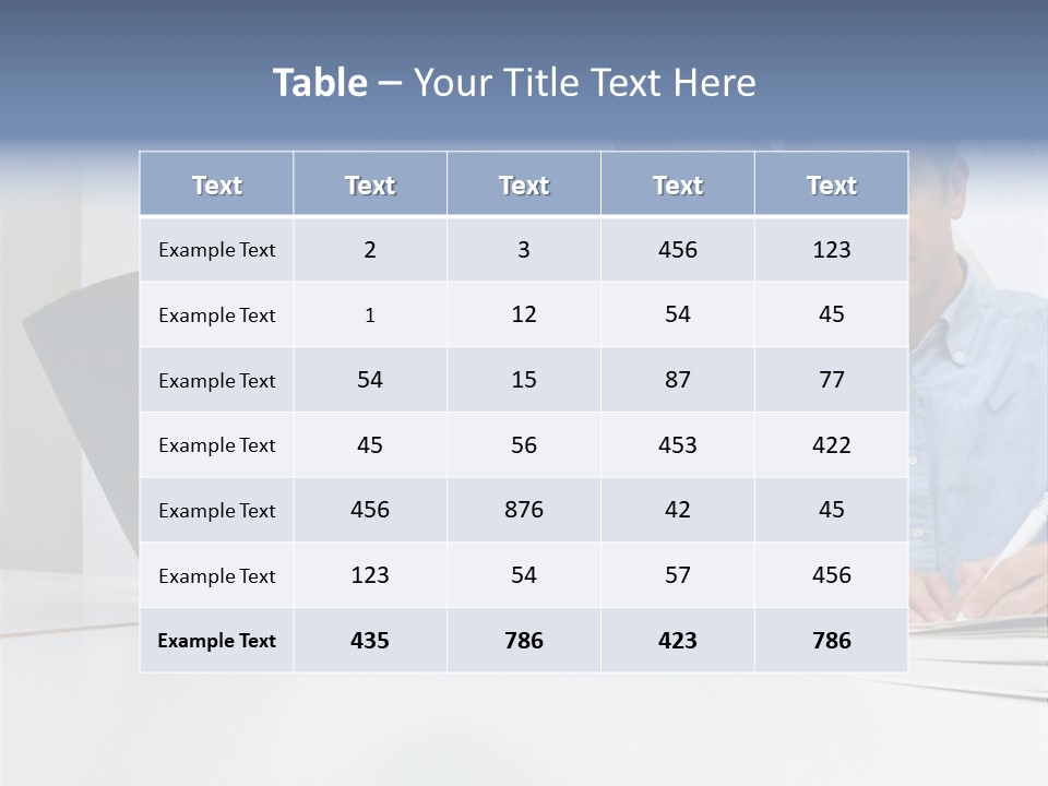 Three Male Office Workers PowerPoint Template