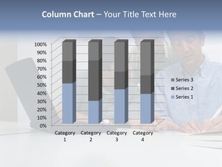 Three Male Office Workers PowerPoint Template