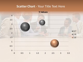 Office Workers In Meeting PowerPoint Template