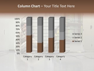 Technician Working On Server PowerPoint Template