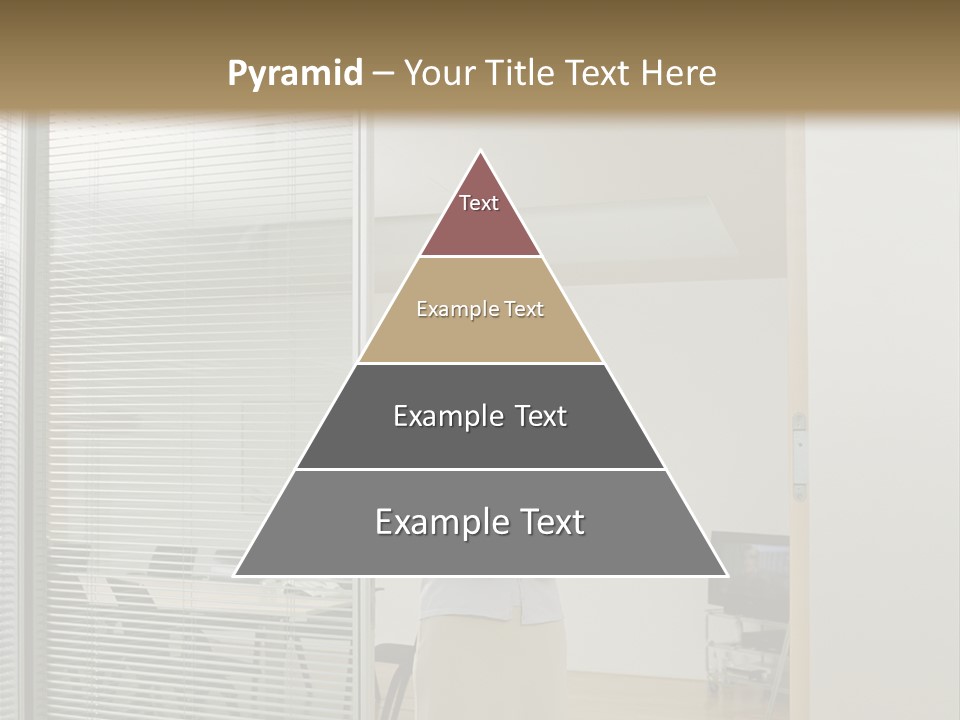 Businesswoman Waiting For Meeting PowerPoint Template