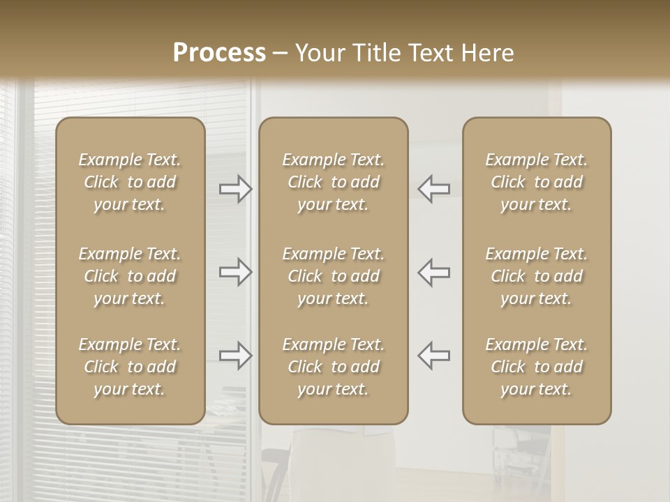 Businesswoman Waiting For Meeting PowerPoint Template