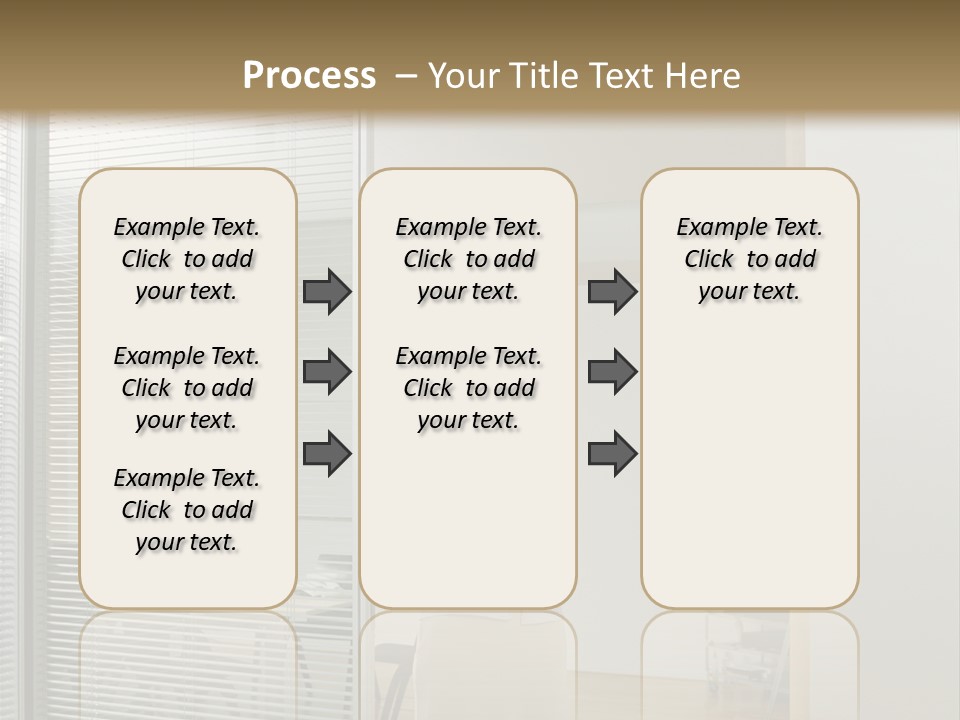 Businesswoman Waiting For Meeting PowerPoint Template