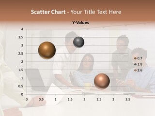 Office Workers In Meeting PowerPoint Template