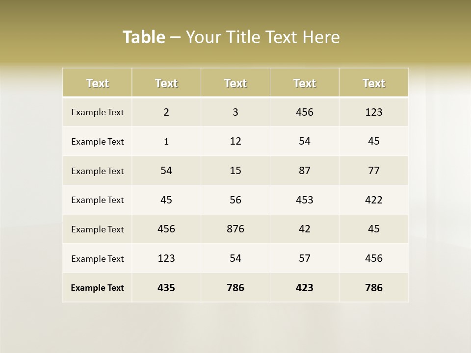 Laptop Computer On Desk PowerPoint Template