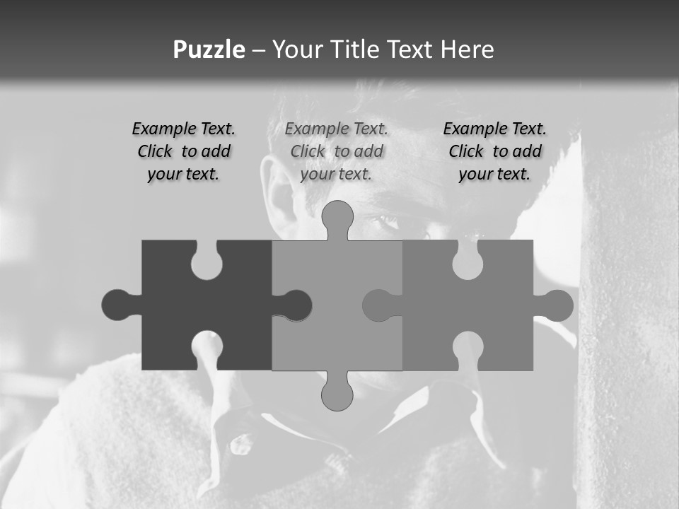 Sad Sight Of Black Men On White Background PowerPoint Template