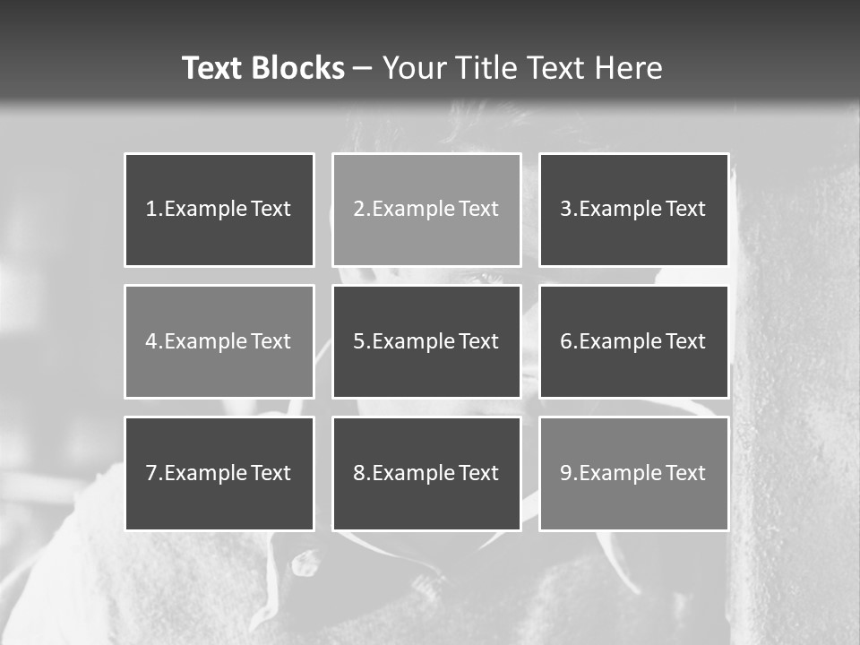 Sad Sight Of Black Men On White Background PowerPoint Template