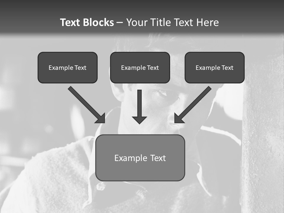 Sad Sight Of Black Men On White Background PowerPoint Template