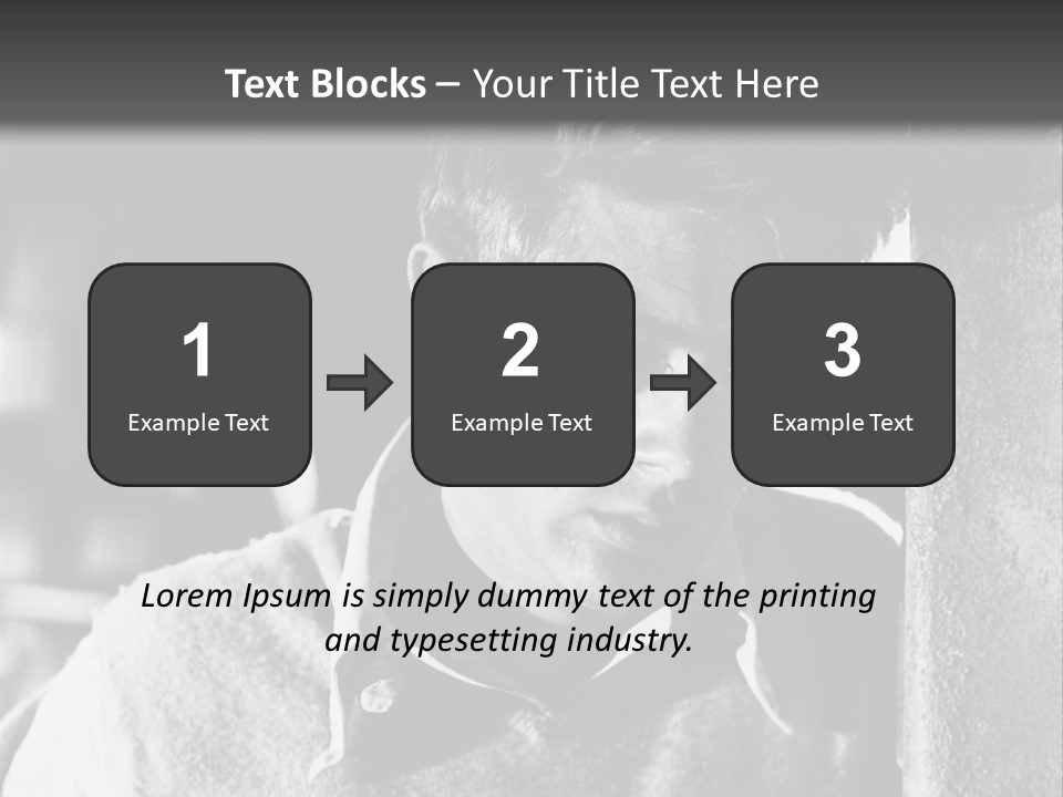 Sad Sight Of Black Men On White Background PowerPoint Template