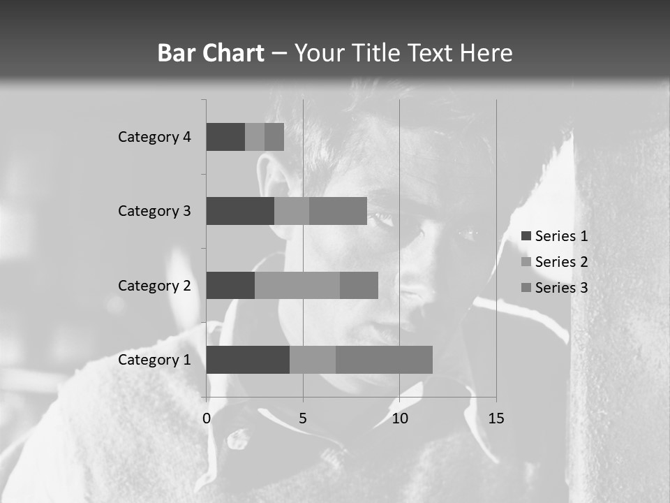 Sad Sight Of Black Men On White Background PowerPoint Template