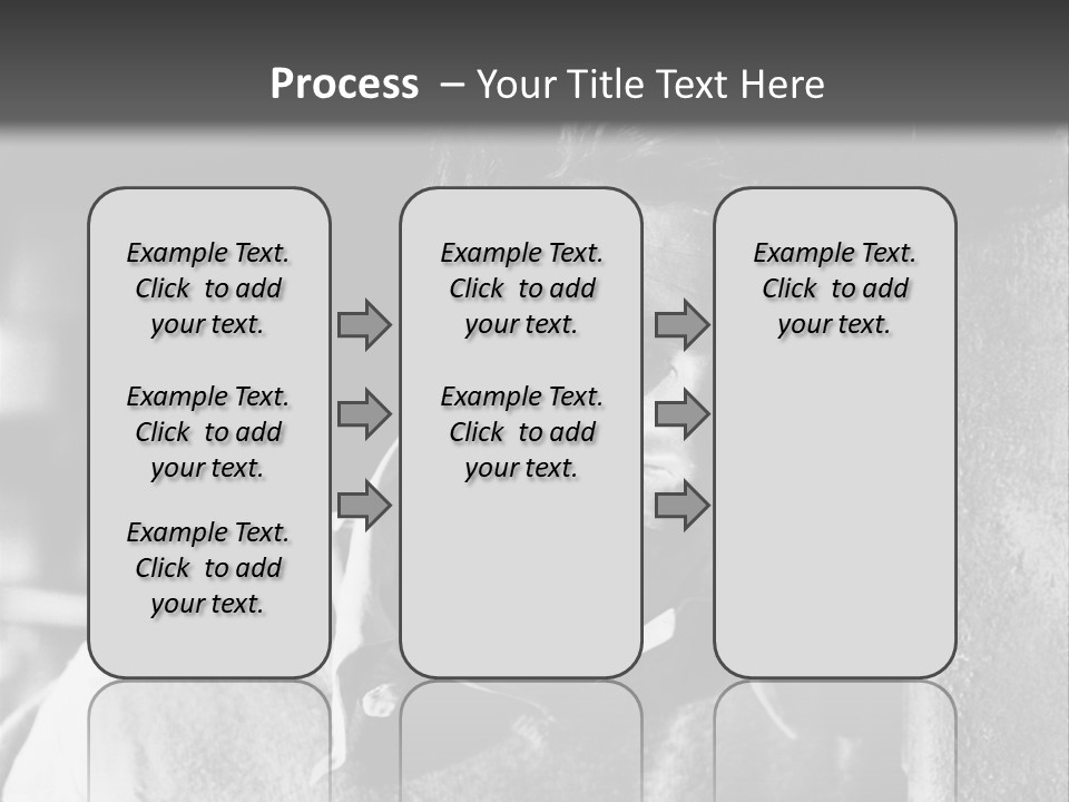 Sad Sight Of Black Men On White Background PowerPoint Template