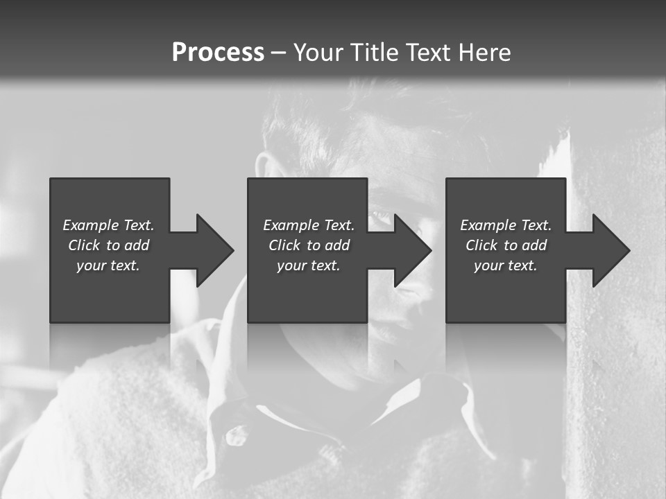 Sad Sight Of Black Men On White Background PowerPoint Template