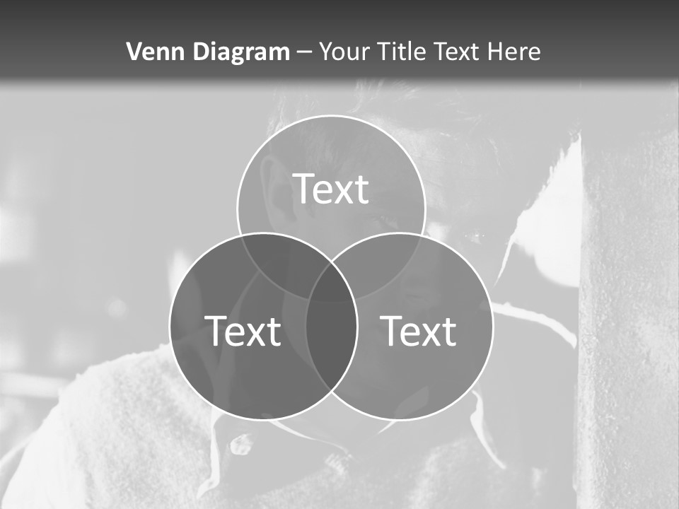 Sad Sight Of Black Men On White Background PowerPoint Template