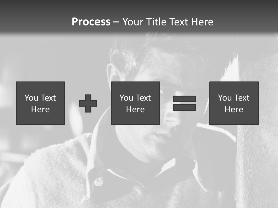Sad Sight Of Black Men On White Background PowerPoint Template