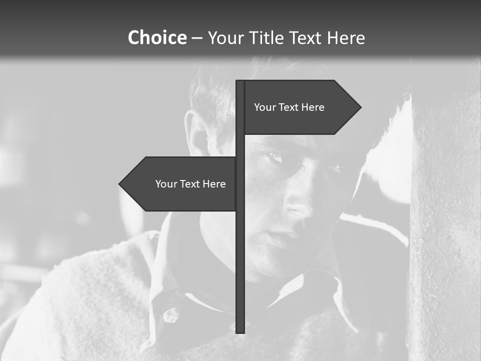 Sad Sight Of Black Men On White Background PowerPoint Template