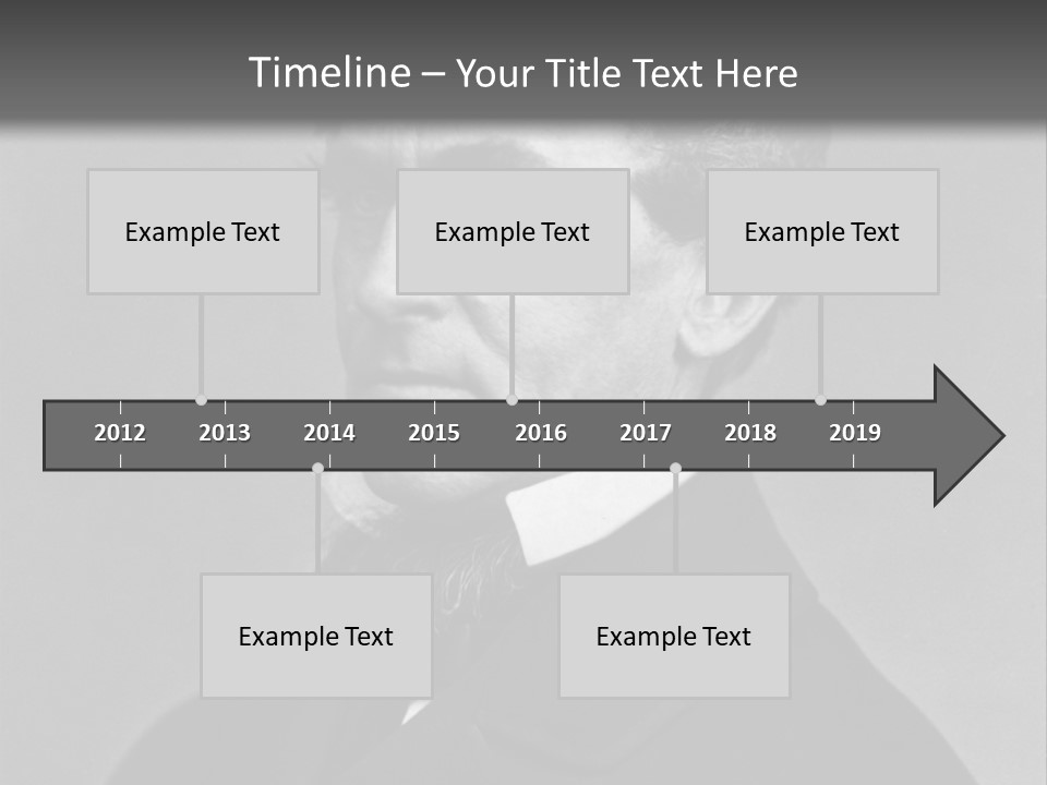 Abraham Lincoln In His Youth PowerPoint Template