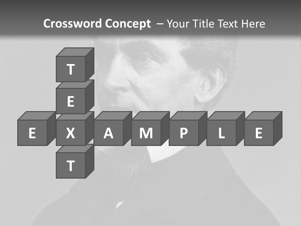 Abraham Lincoln In His Youth PowerPoint Template