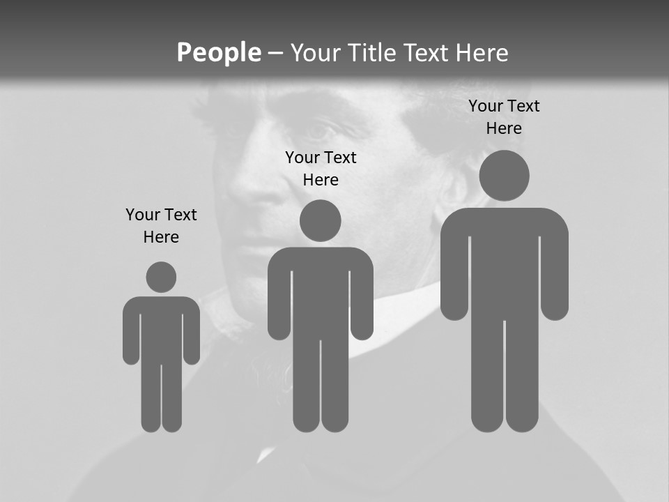 Abraham Lincoln In His Youth PowerPoint Template