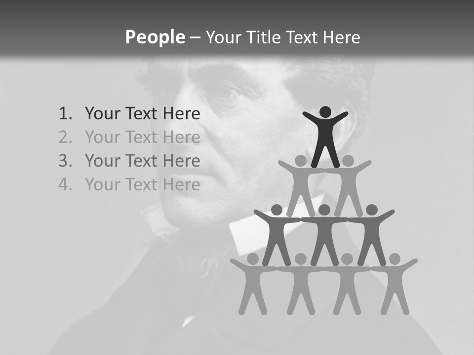 Abraham Lincoln In His Youth PowerPoint Template