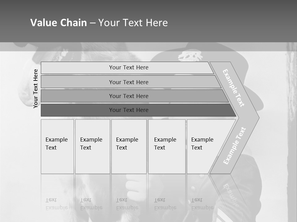 Little Boy And His Friend, The German Shepherd PowerPoint Template