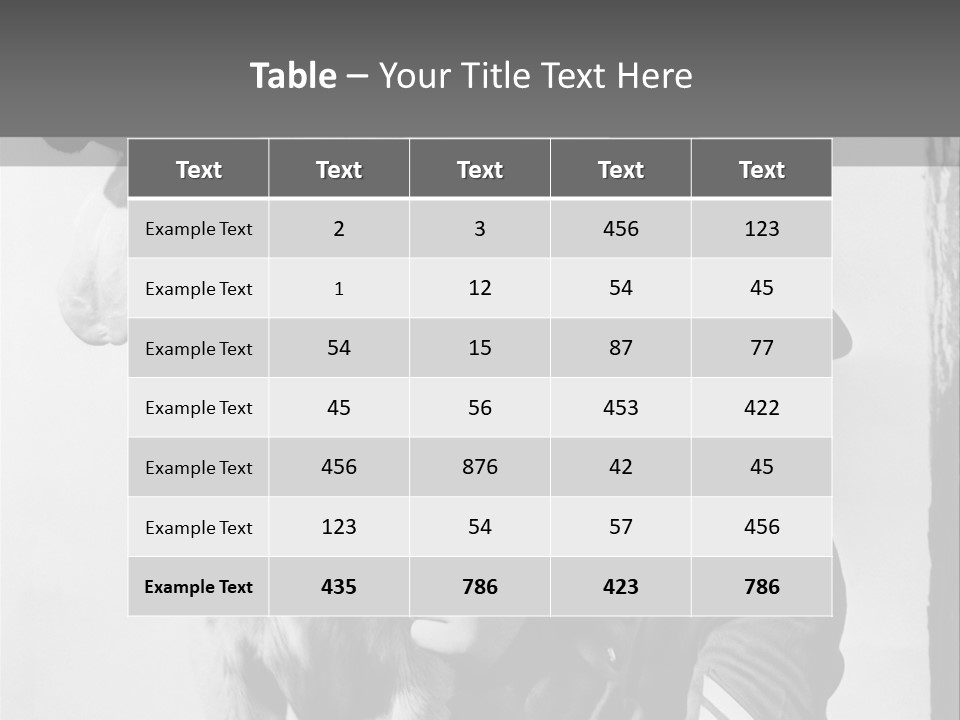 Little Boy And His Friend, The German Shepherd PowerPoint Template