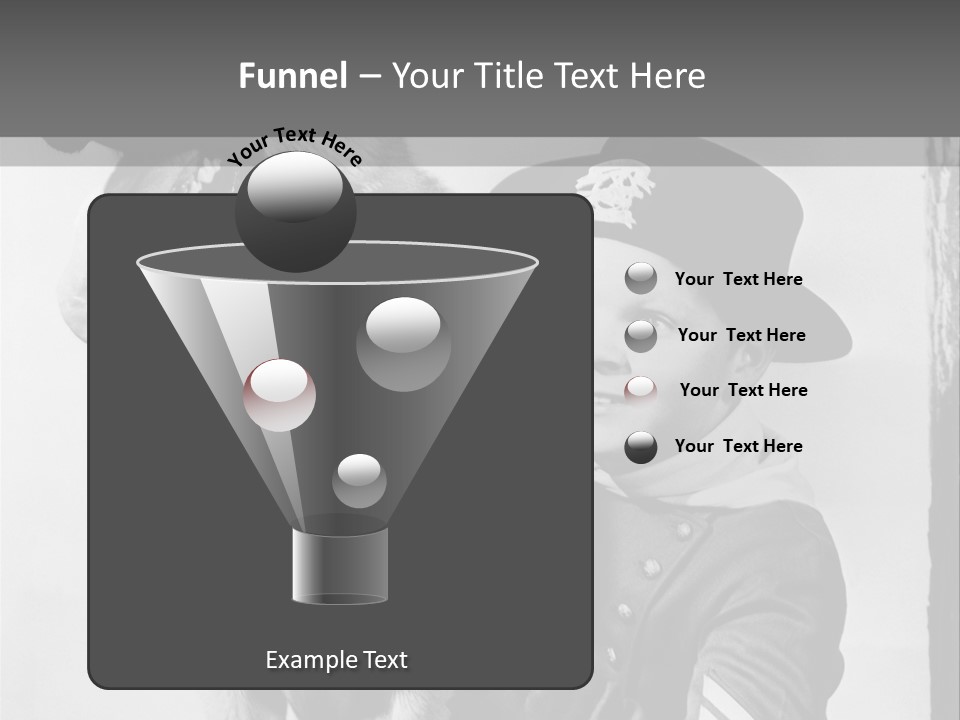 Little Boy And His Friend, The German Shepherd PowerPoint Template