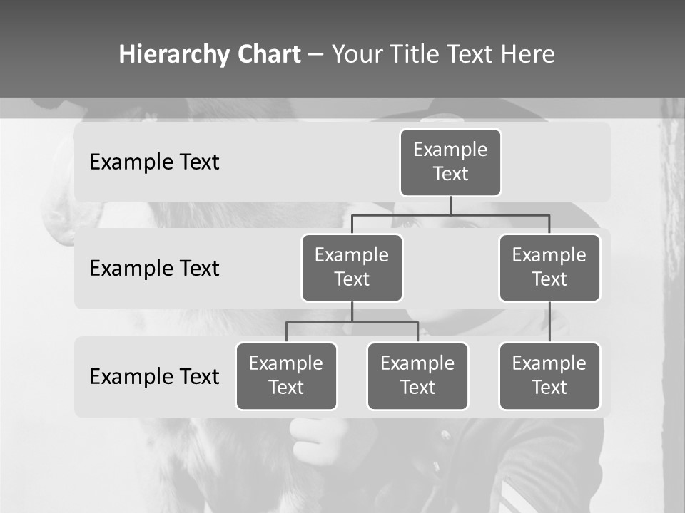 Little Boy And His Friend, The German Shepherd PowerPoint Template