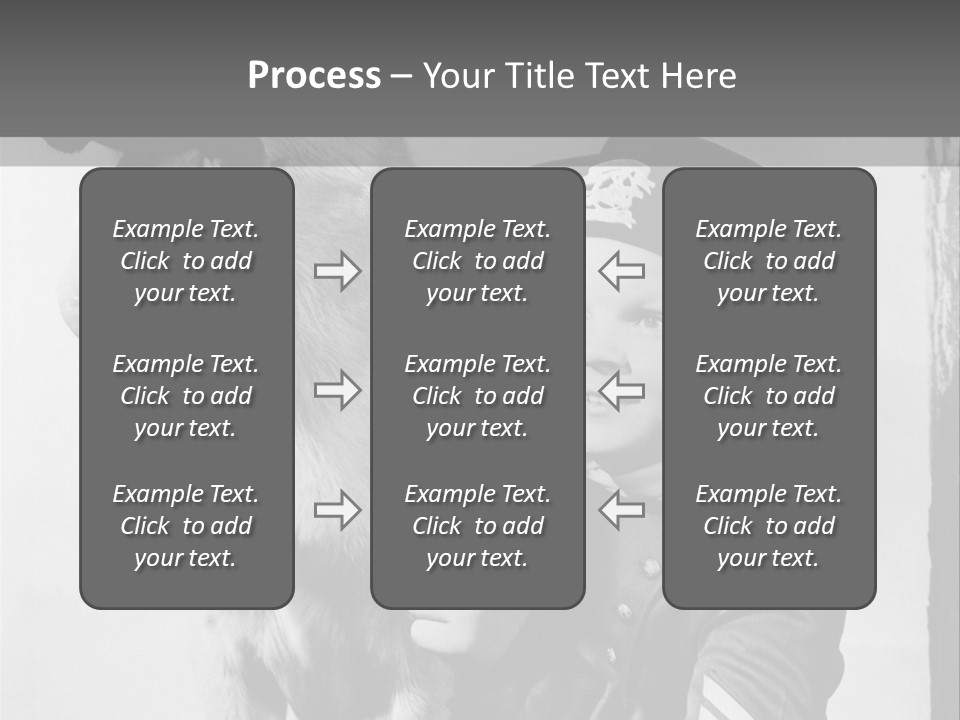 Little Boy And His Friend, The German Shepherd PowerPoint Template