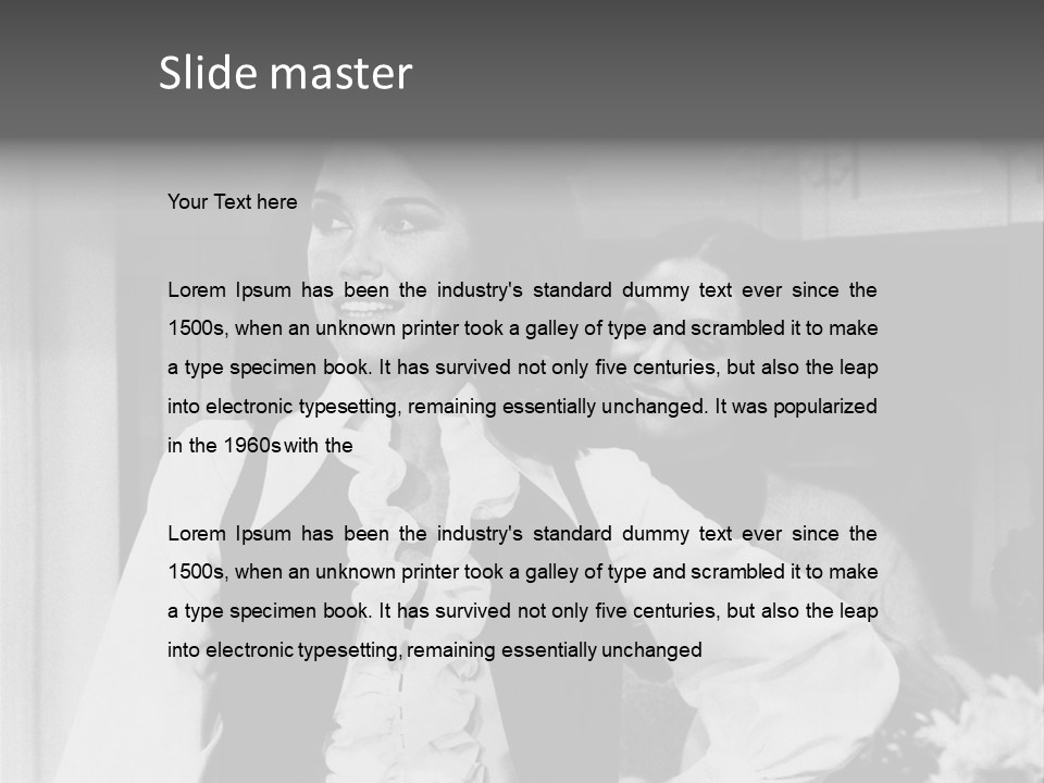 American Actress PowerPoint Template