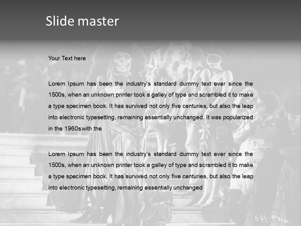 Death At A Celebration PowerPoint Template