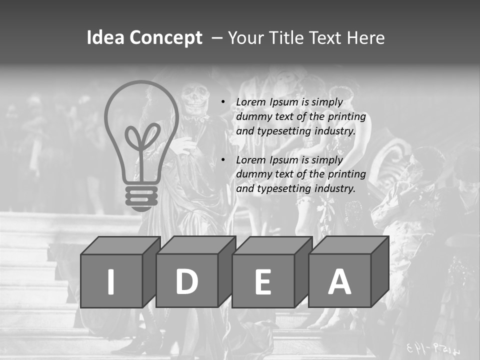 Death At A Celebration PowerPoint Template