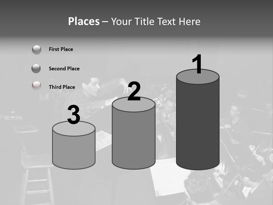 Conductor And His Orchestra PowerPoint Template