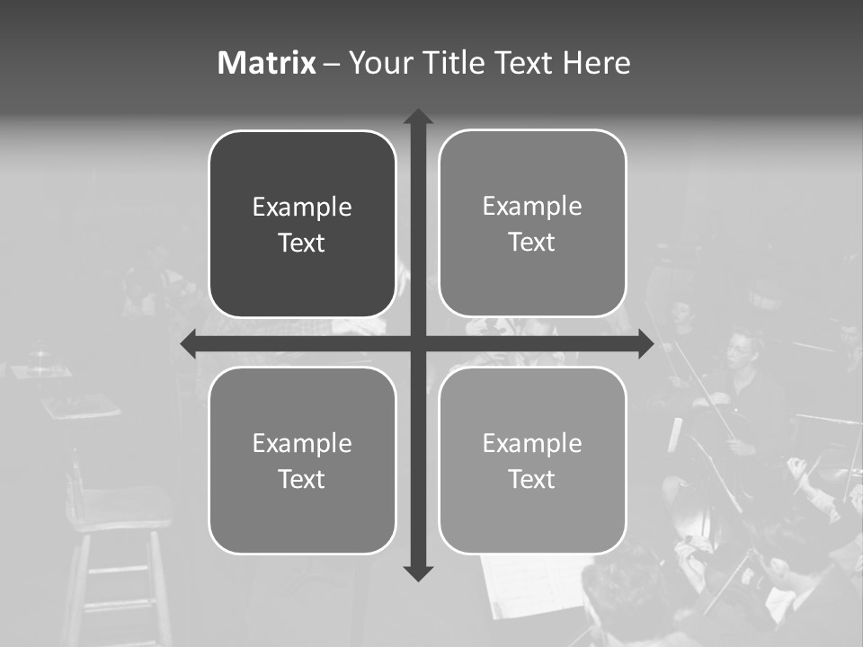 Conductor And His Orchestra PowerPoint Template