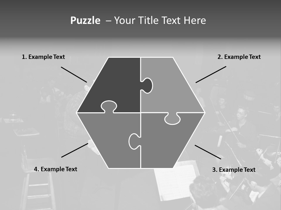 Conductor And His Orchestra PowerPoint Template