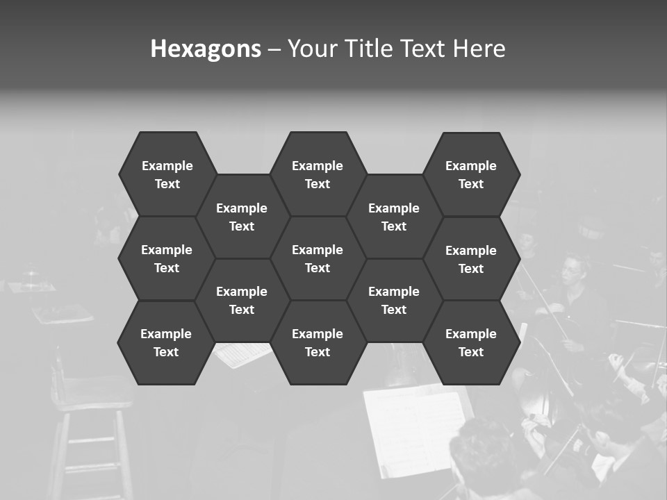 Conductor And His Orchestra PowerPoint Template