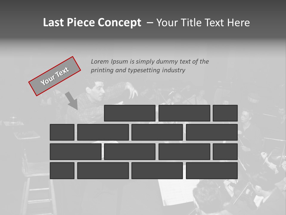 Conductor And His Orchestra PowerPoint Template