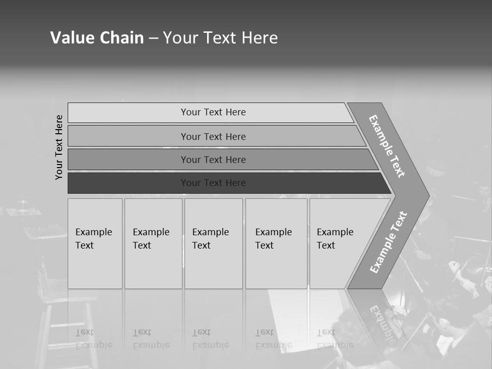 Conductor And His Orchestra PowerPoint Template