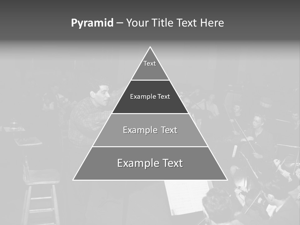 Conductor And His Orchestra PowerPoint Template