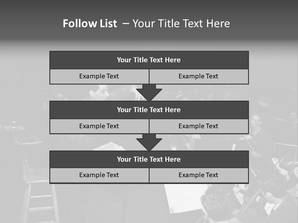 Conductor And His Orchestra PowerPoint Template