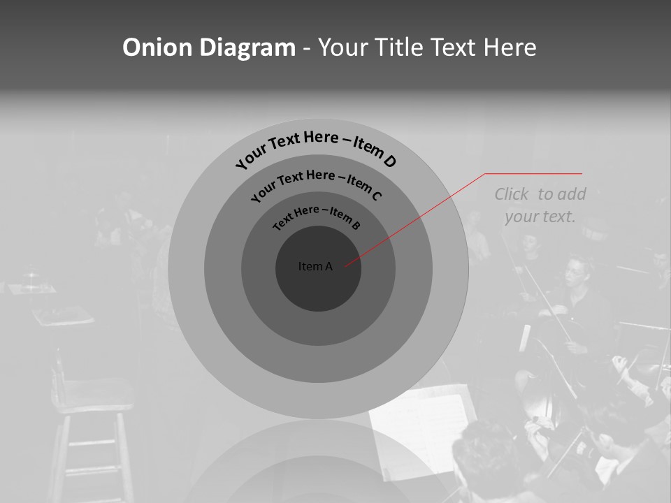 Conductor And His Orchestra PowerPoint Template
