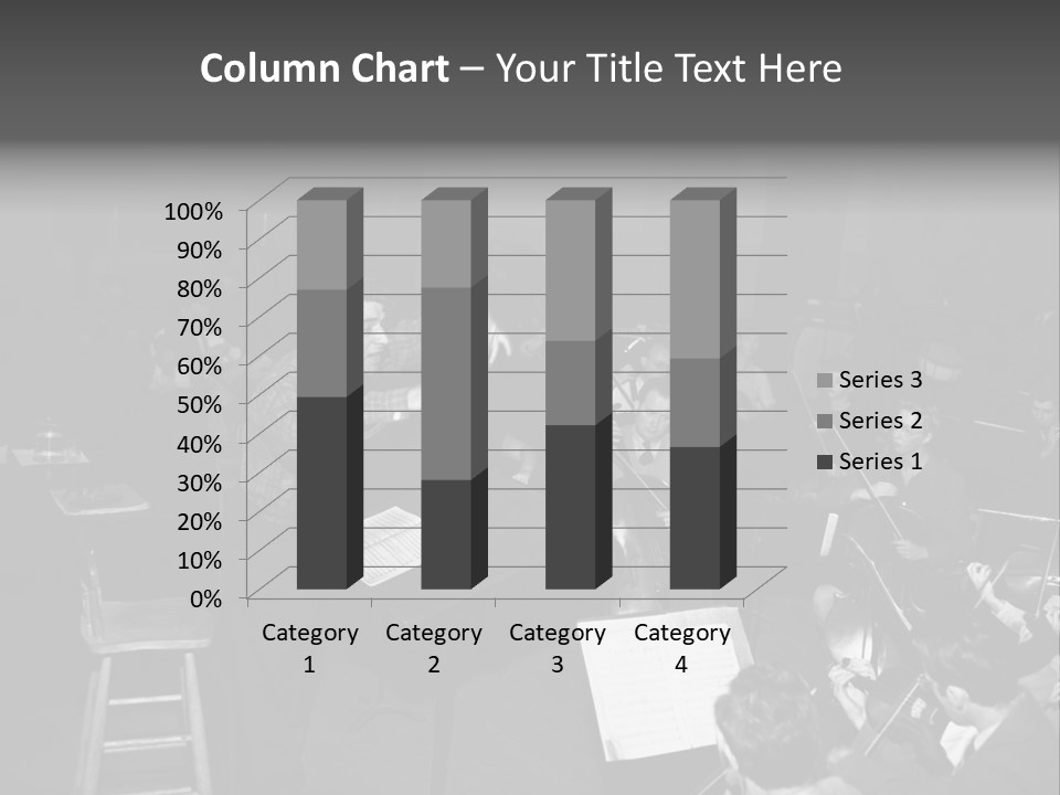 Conductor And His Orchestra PowerPoint Template