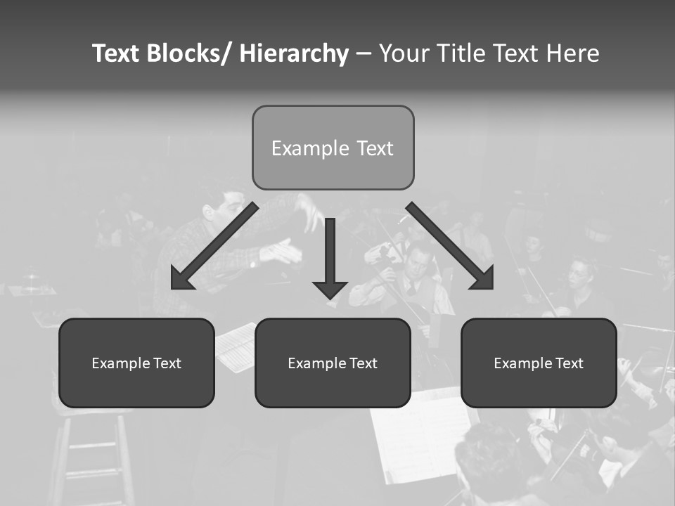 Conductor And His Orchestra PowerPoint Template