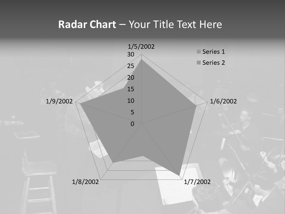 Conductor And His Orchestra PowerPoint Template