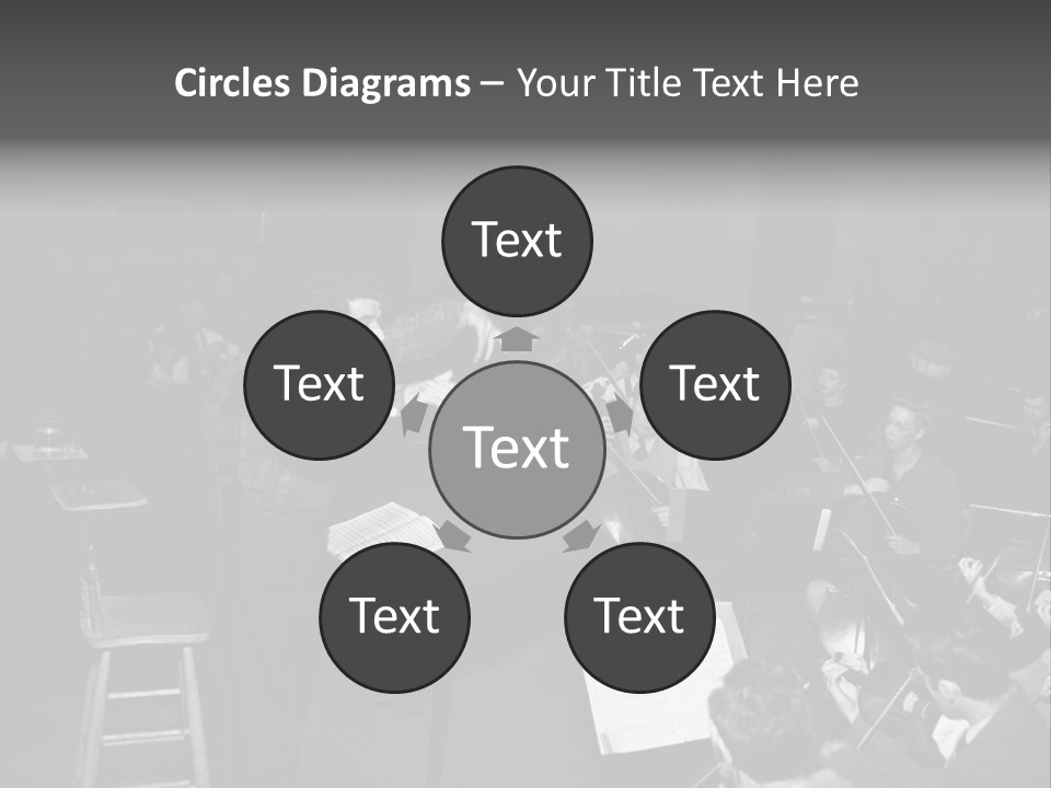 Conductor And His Orchestra PowerPoint Template