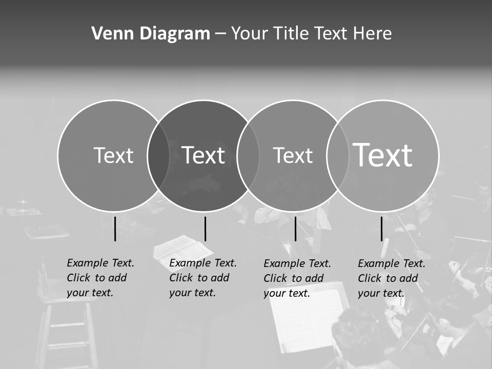 Conductor And His Orchestra PowerPoint Template