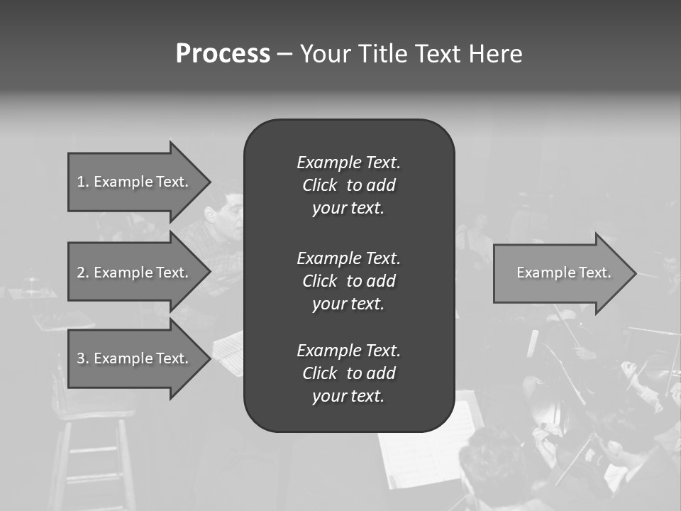 Conductor And His Orchestra PowerPoint Template