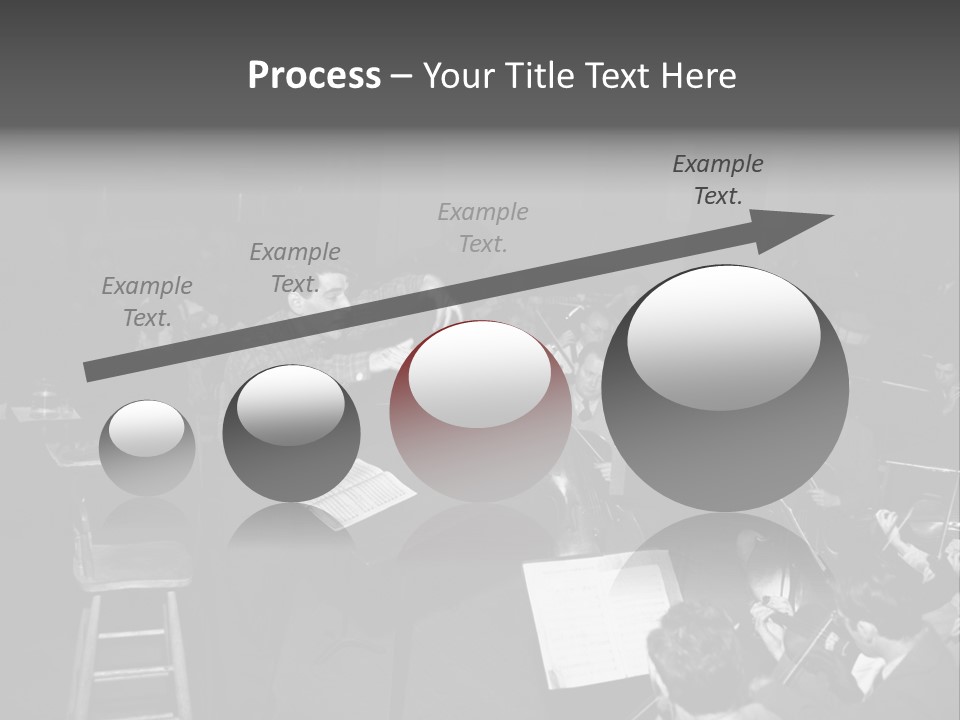 Conductor And His Orchestra PowerPoint Template
