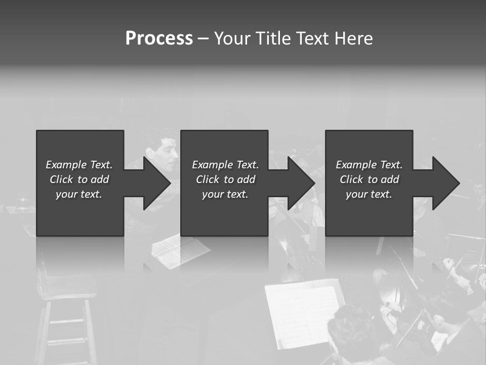 Conductor And His Orchestra PowerPoint Template